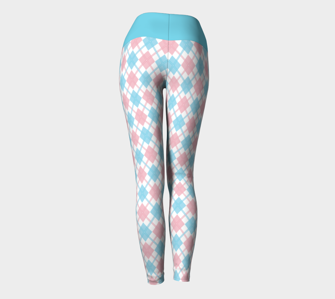 Transgender Argyle Yoga Leggings