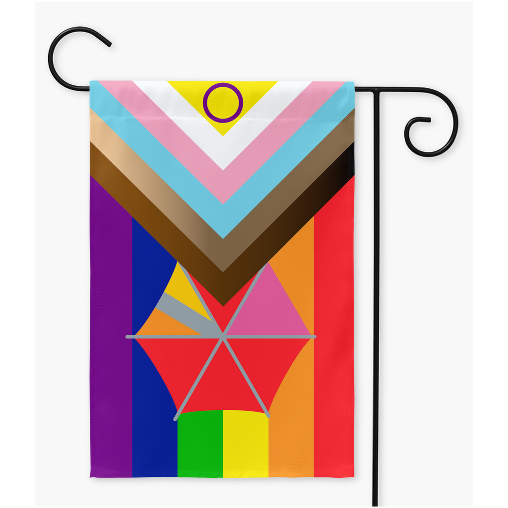 More Inclusive Rainbow Pride Flags - V1 | Single Or Double-Sided | 2 Sizes