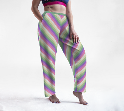 Genderfae Striped Lounge Pants