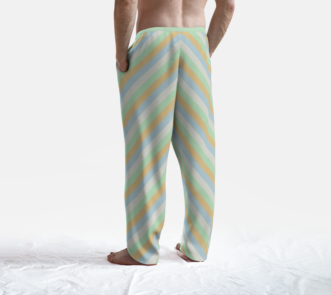 Unlabeled Orientation Striped Lounge Pants