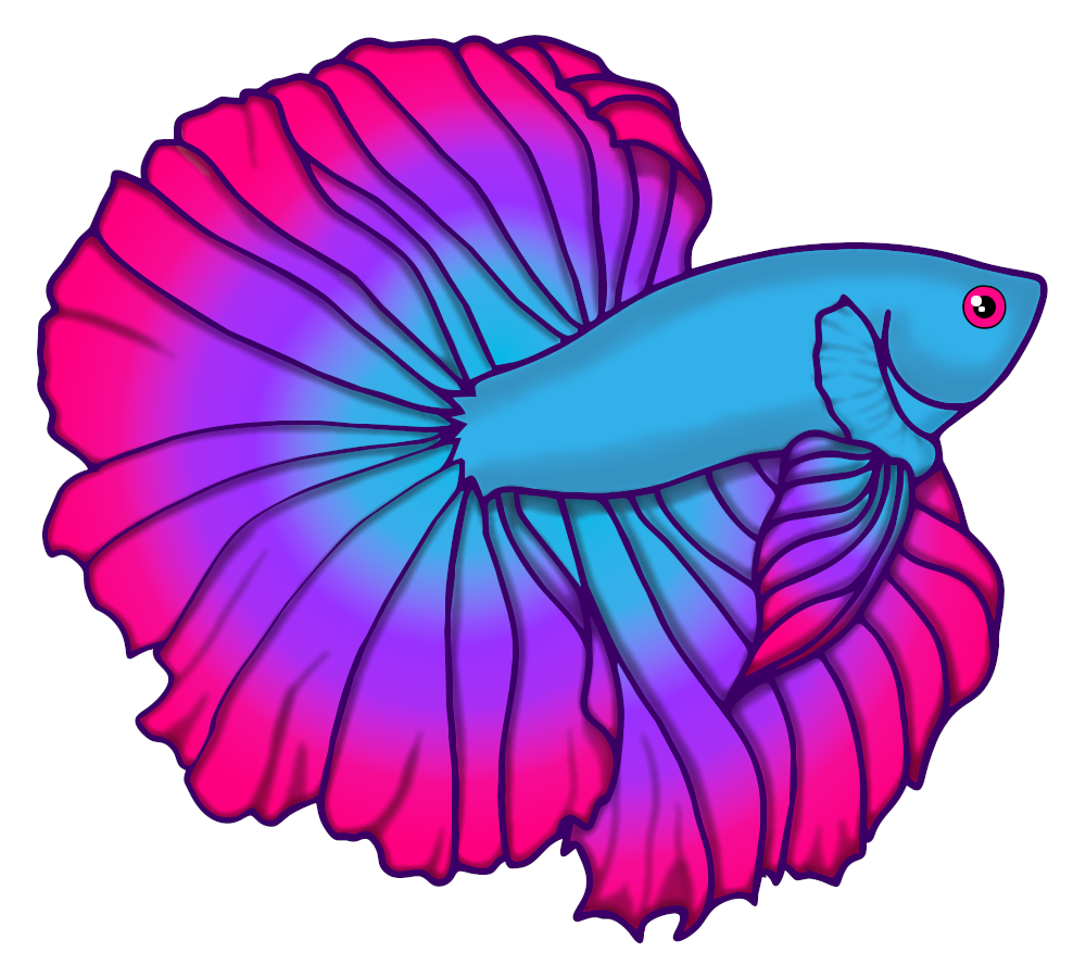 Betta Fish Airbag Mobile Phone Holder | Choose Your Colourway