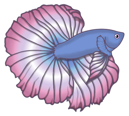 Betta Fish Airbag Mobile Phone Holder | Choose Your Colourway