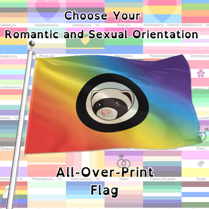 Choose Your Orientation All-Over-Print Flag | 5 Sizes