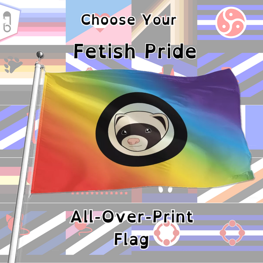 Choisissez votre drapeau entièrement imprimé Kink et Fetish | 5 tailles