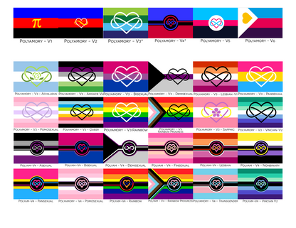 Polyamory Pride Indoor Mat | Choose Your Flag