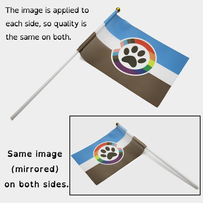Identité de genre et expression de fierté Drapeaux de main/de bureau | Choisissez votre drapeau | Double face