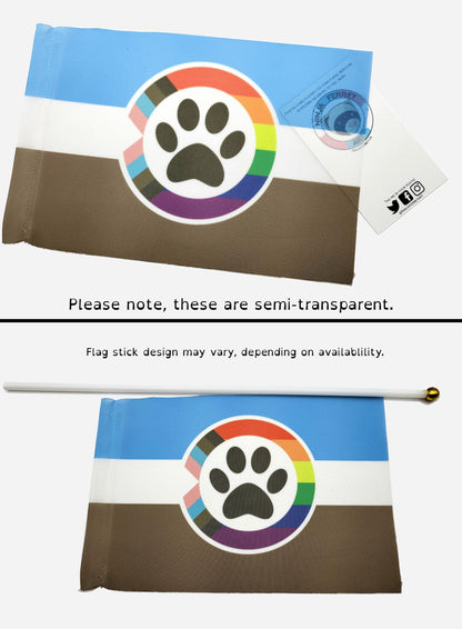 Aroace Spectrum Pride Hand/Desk Flags | Choose Your Flag | Double Sided