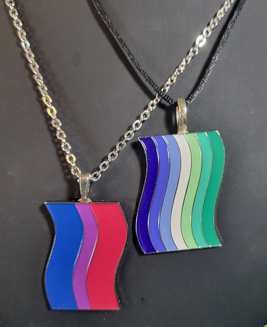 Orientation Pride Flag Enamel Pendants | Choose Your Flag