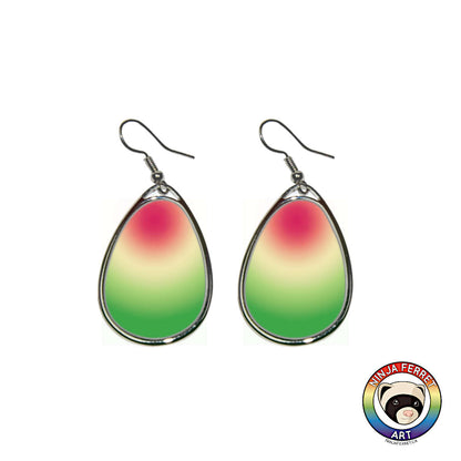 Aroace Gradient Oval Earrings | Choose Your Colourway