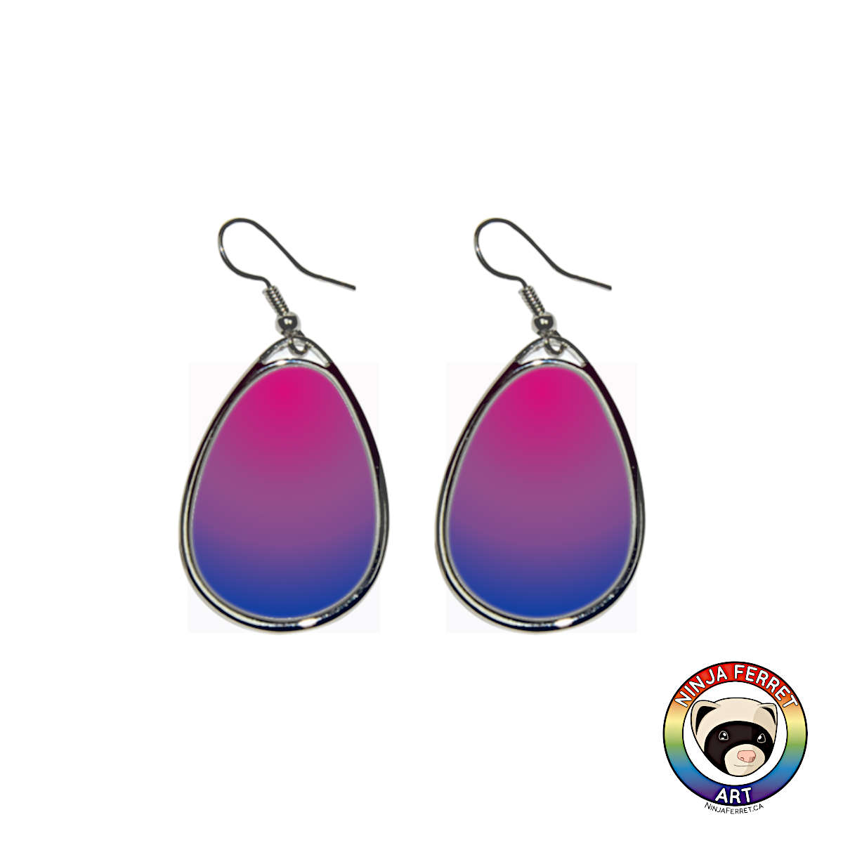 Orientation Gradient or Faux Stone Oval Earrings | Choose Your Colourway