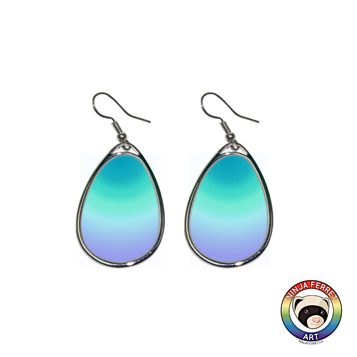 Orientation Gradient or Faux Stone Oval Earrings | Choose Your Colourway