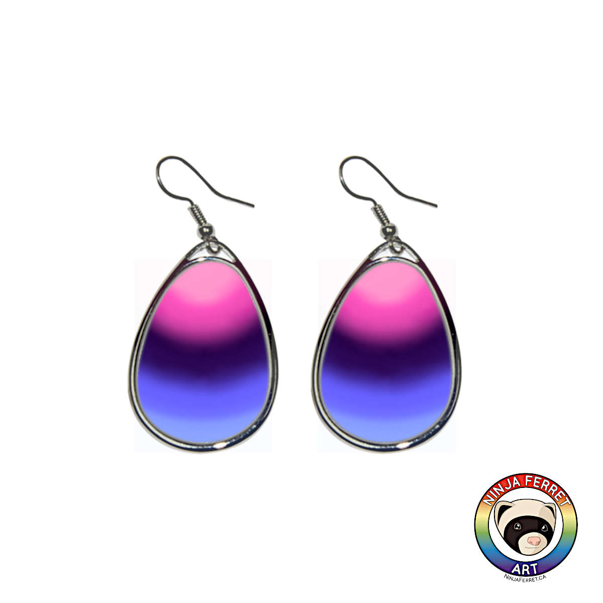 Orientation Gradient or Faux Stone Oval Earrings | Choose Your Colourway