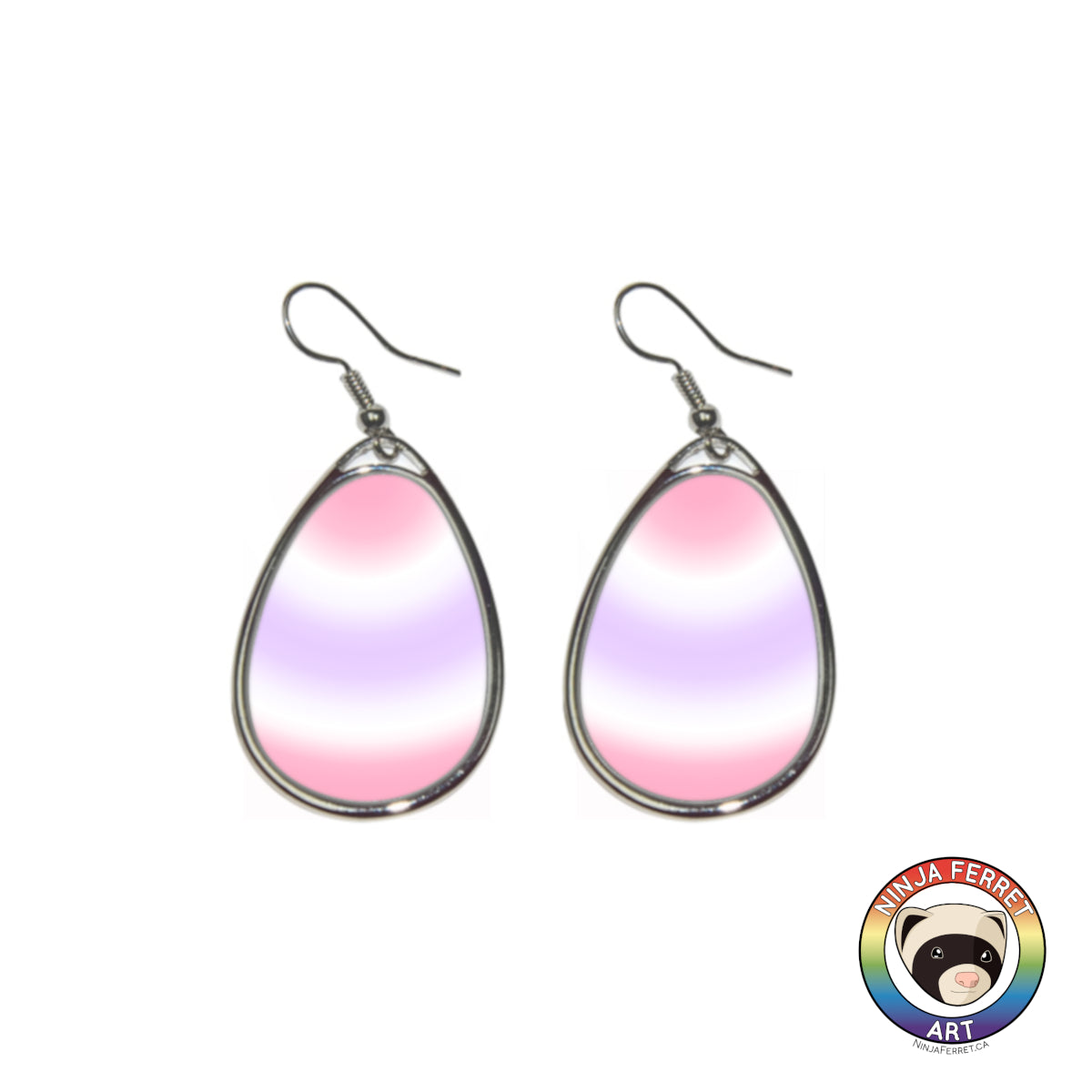 Orientation Gradient or Faux Stone Oval Earrings | Choose Your Colourway