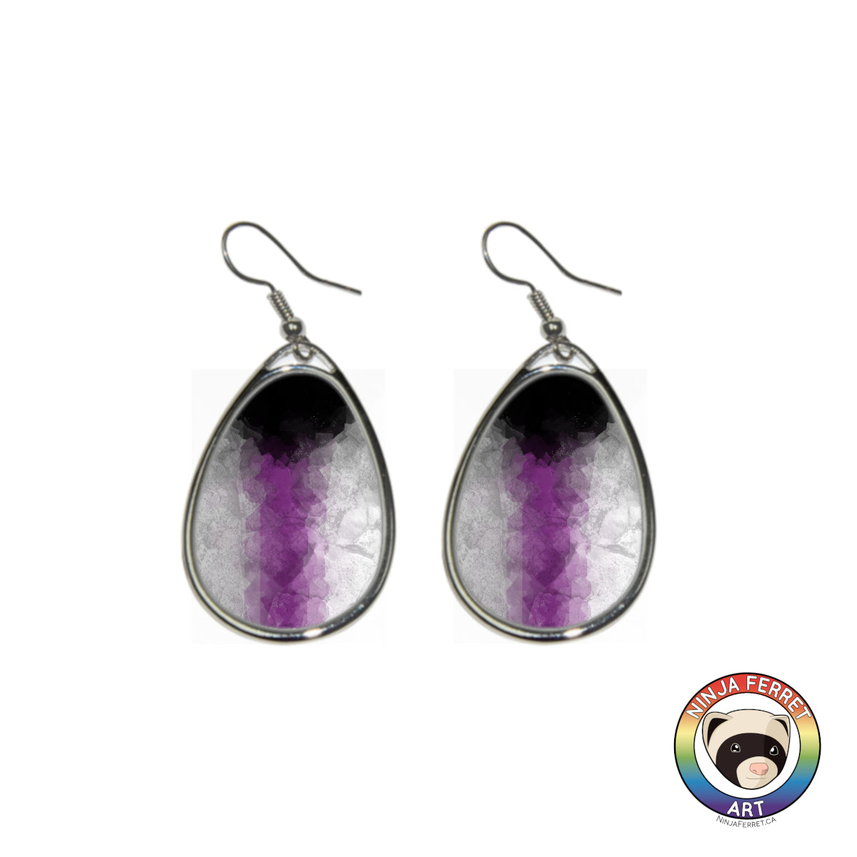 Faux Stone Aroace Oval Earrings | Choose Your Colourway