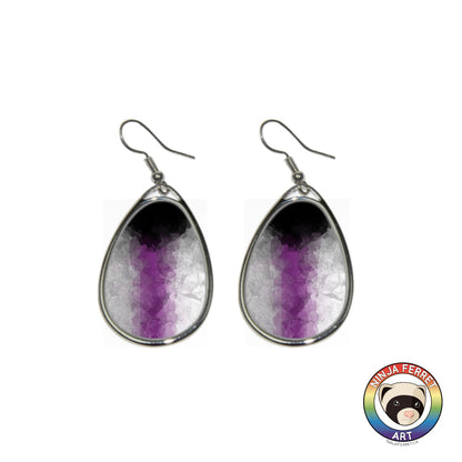 Faux Stone Aroace Oval Earrings | Choose Your Colourway