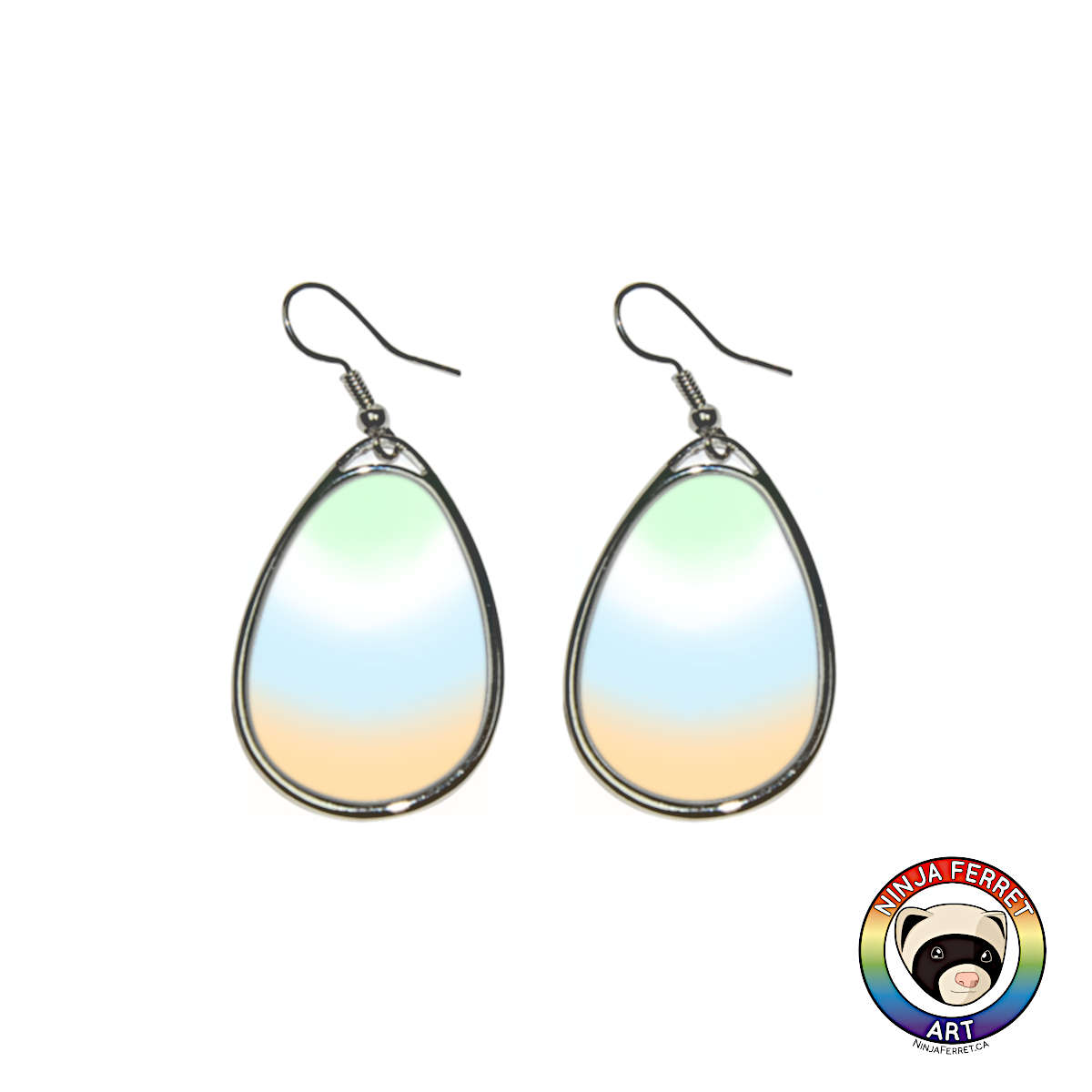 Orientation Gradient Oval Earrings | Choose Your Colourway