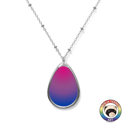 Orientation Gradient Oval Necklace | Choose Your Colourway