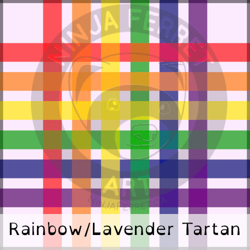 Rainbow Pride Plaid Bandanas | Choose Your Pattern