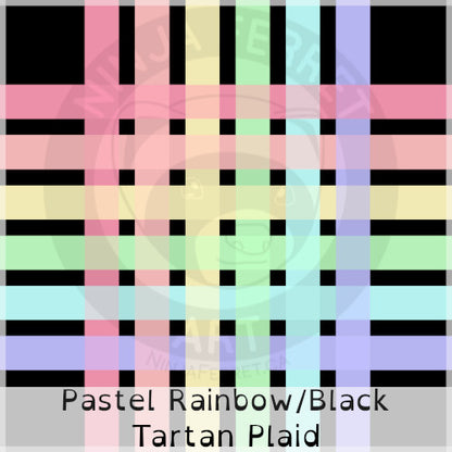 Rainbow Pride Plaid Bandanas | Choose Your Pattern