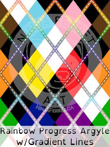 Rainbow Pride Plaid Bandanas | Choose Your Pattern