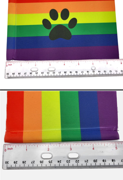 Banderas de mano/escritorio del orgullo del arco iris | Elige tu bandera | Doble cara