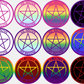 Satanic Stickers | 2 Sizes | Single or Multipacks