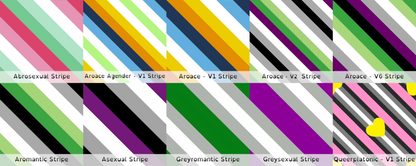 Pride Striped Silk Fabric | 3 Fabric Types | Choose Your Colourway