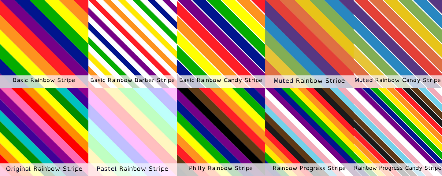 Pride Striped Lounge Pants | Choose Your Pattern and Colourway