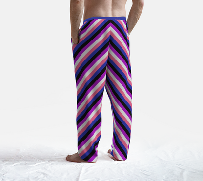 Genderfluid Striped Lounge Pants