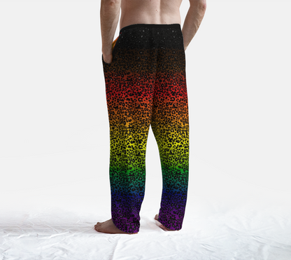 Philly Rainbow Leopard Print Lounge Pants