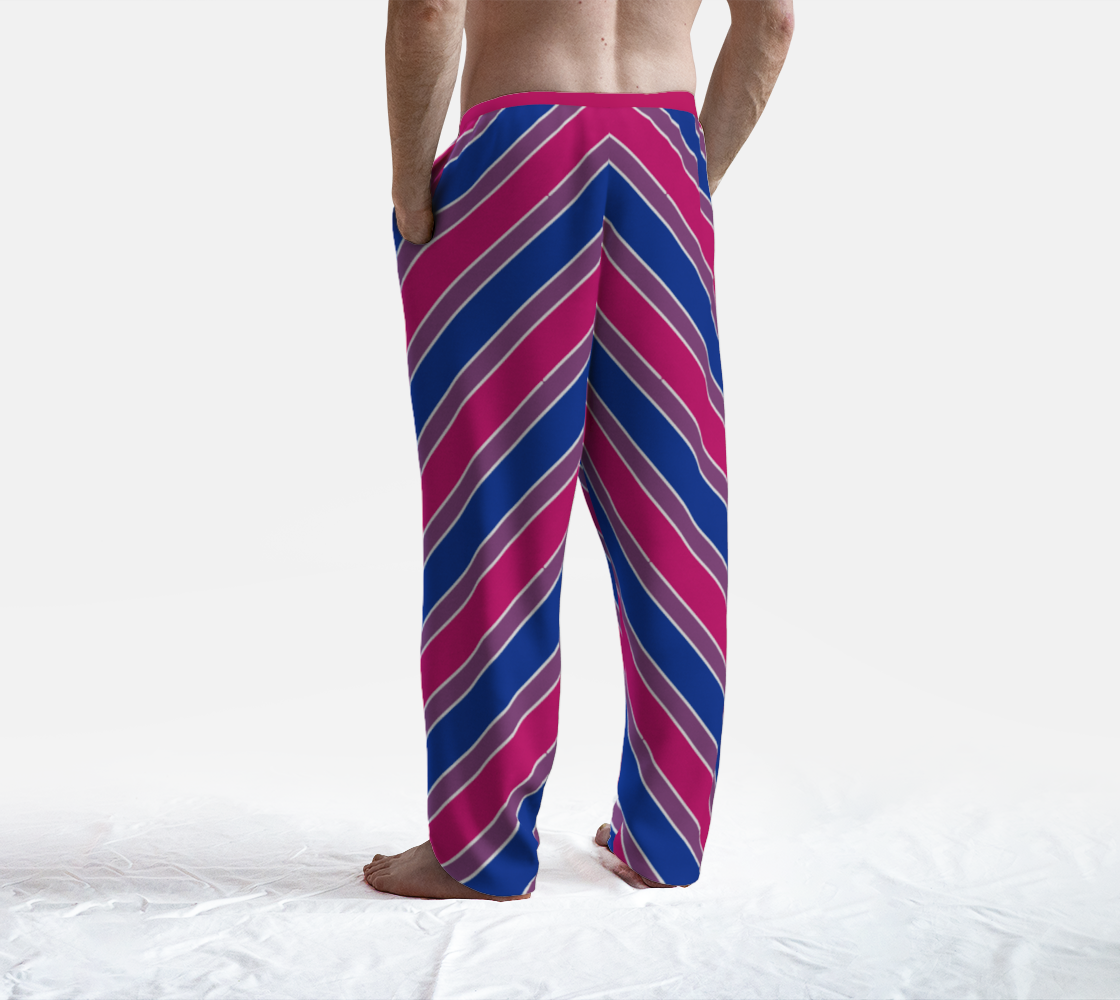 Bisexual Candy Striped Lounge Pants