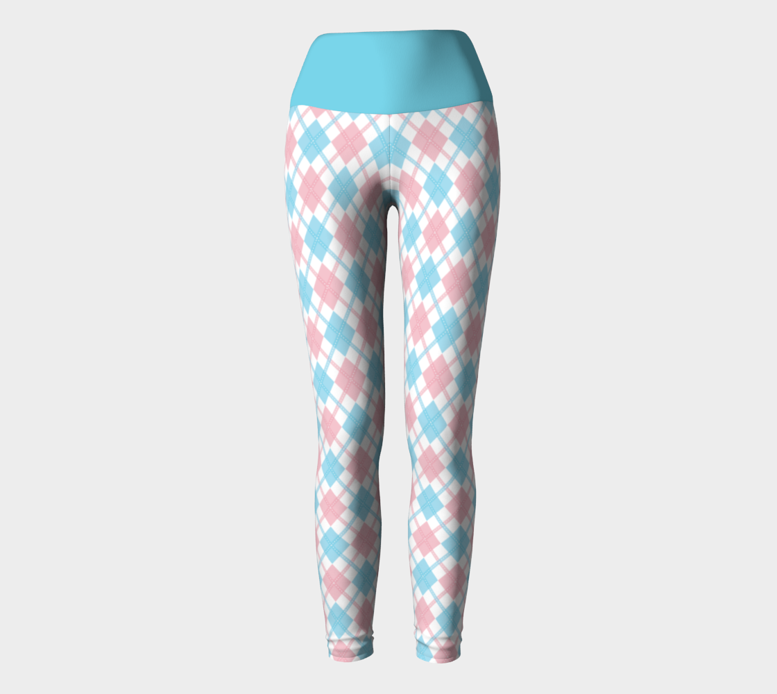 Transgender Argyle Yoga Leggings