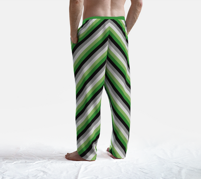 Aromantic Striped Lounge Pants