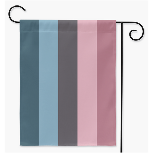 Transhet - V1 Pride Yard and Garden Flags  | Single Or Double-Sided | 2 Sizes
