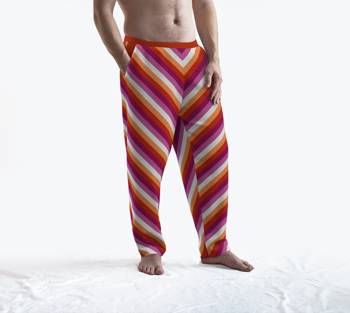 Lesbian - V1 Striped Lounge Pants