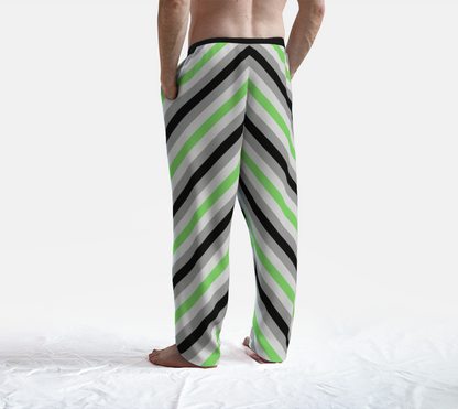 Agender Striped Lounge Pants