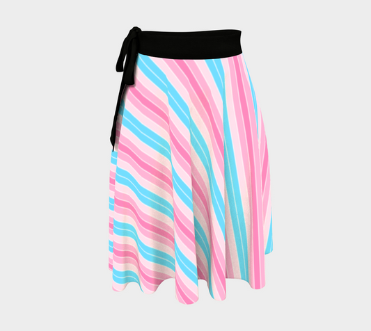 Gender Pride Striped Wrap Skirts | Choose Your Colourway