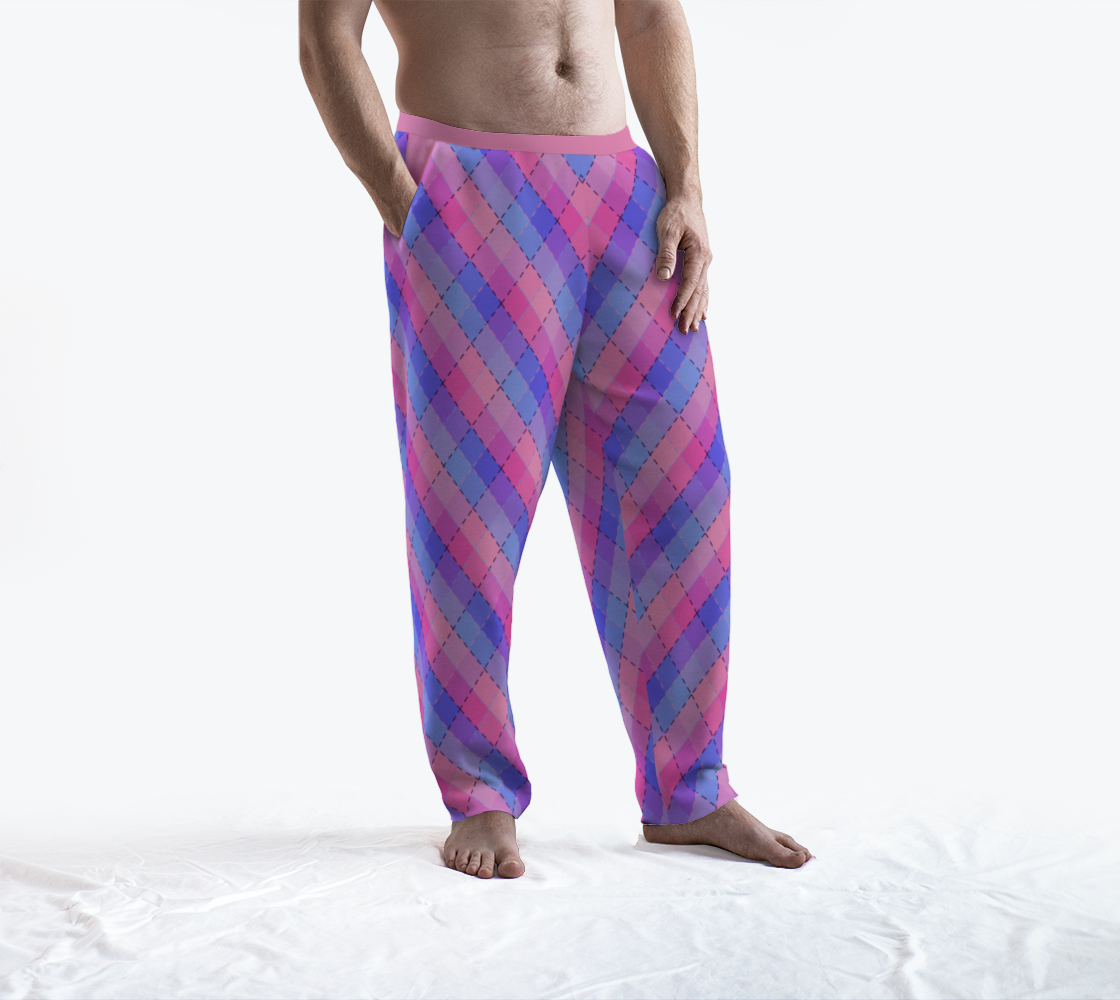 Omnisexual Blended Argyle Lounge Pants