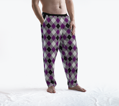 Asexual Argyle Lounge Pants