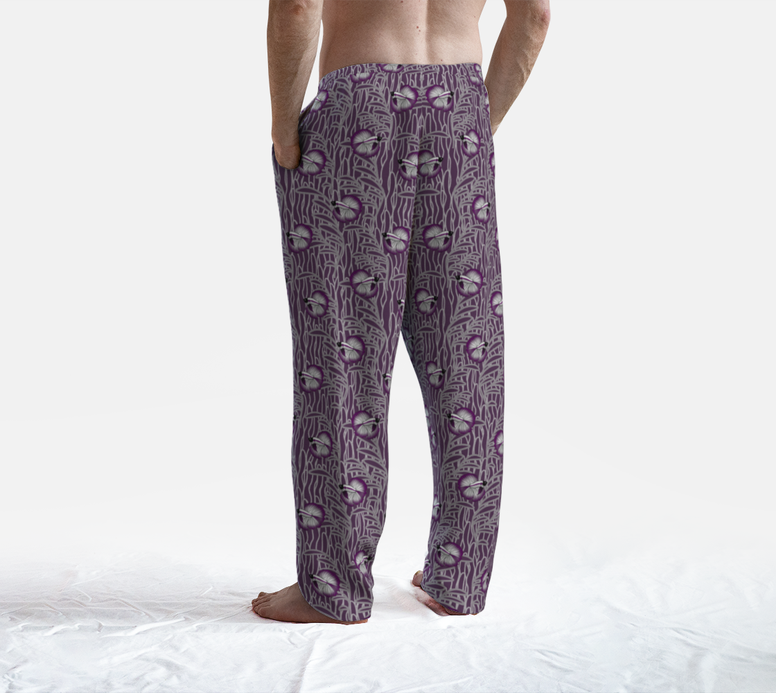 Betta and Seaweed Pattern Lounge Pants  - Demisexual