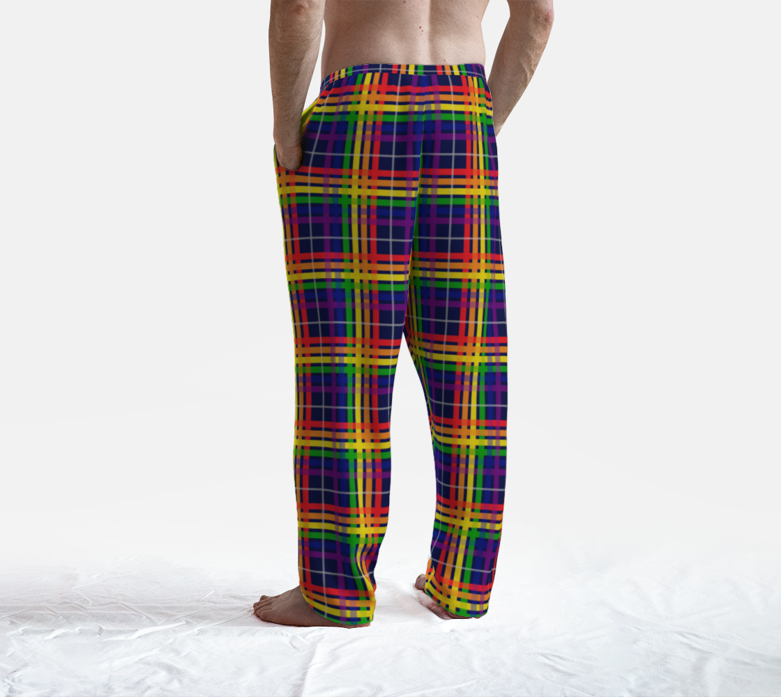 Rainbow/Interstellar Tartan Plaid Lounge Pants