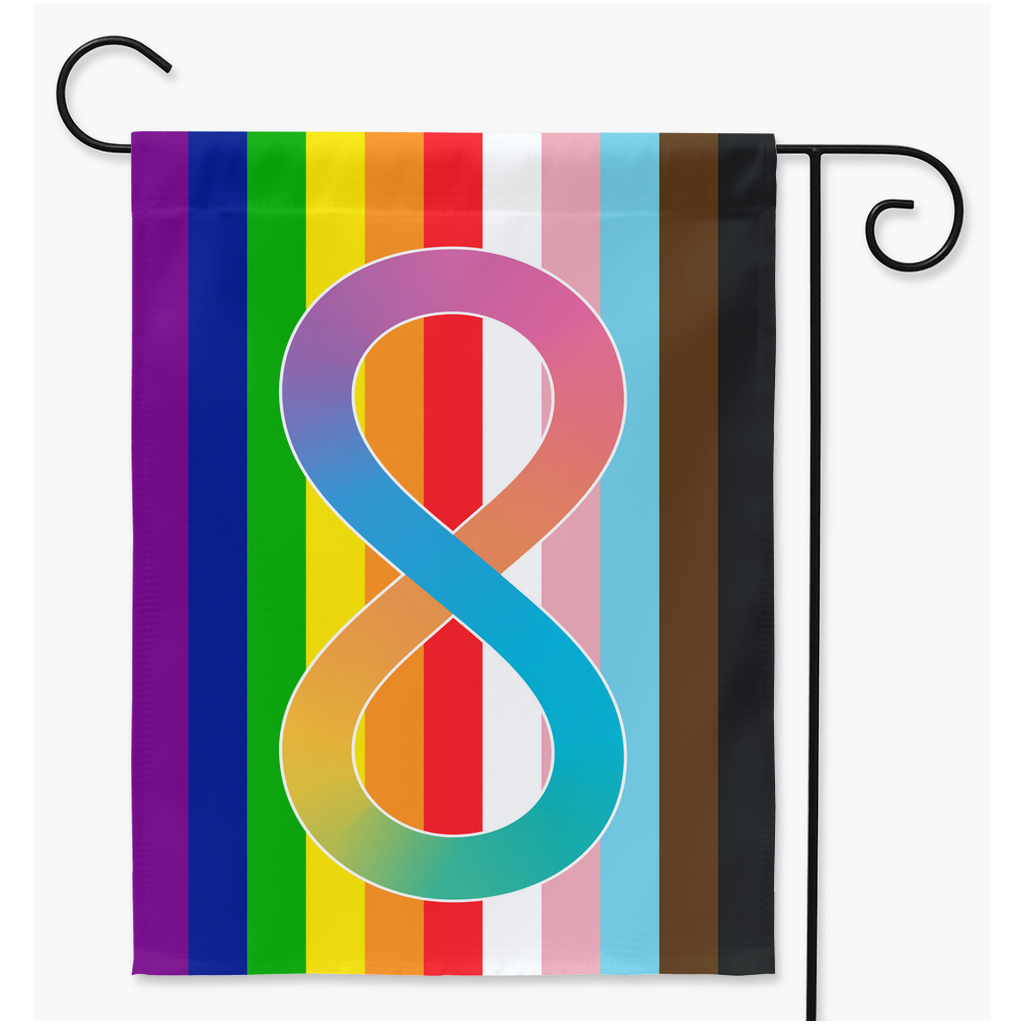 Neurodiversity - V2 Yard Garden Flags | Single Or Double-Sided | 2 Sizes