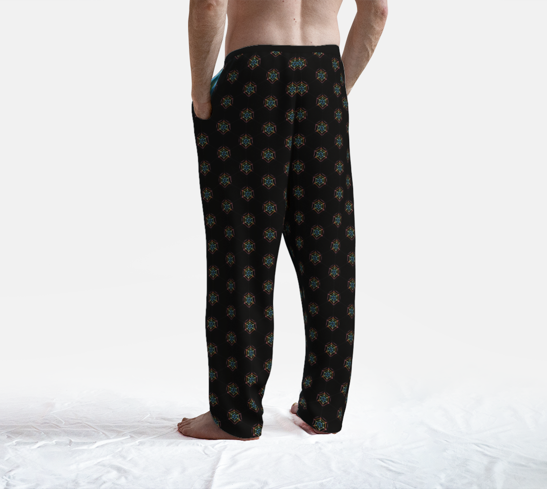 Queer Geometric Spiderweb Lounge Pants