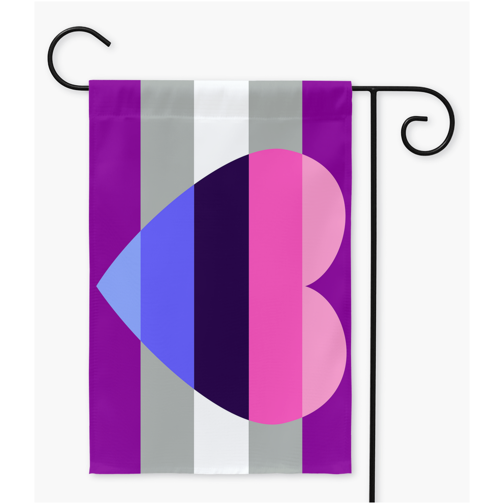 Greysexual Omniromantic Pride Yard And Garden Flags | Single Or Double-Sided | 2 Sizes