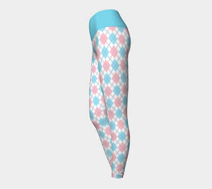 Transgender Argyle Yoga Leggings