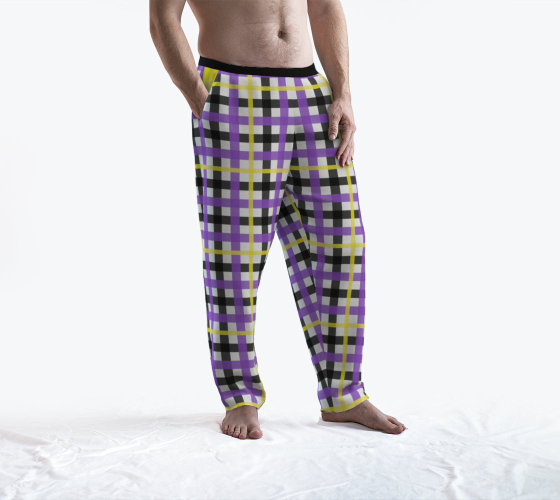 Nonbinary Plaid Lounge Pants