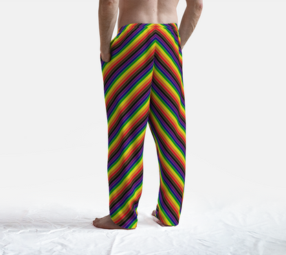 Philly Rainbow Candy Striped Lounge Pants