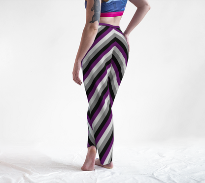 Asexual Striped Lounge Pants