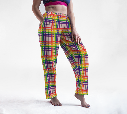 Rainbow/Tartlet Tartan Plaid Lounge Pants