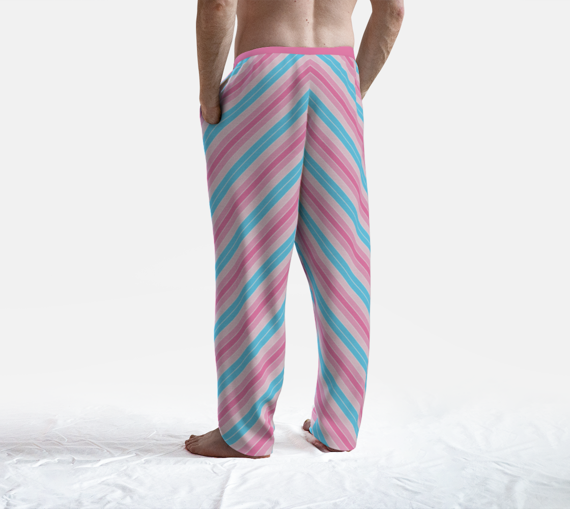 Transfeminine Striped Lounge Pants